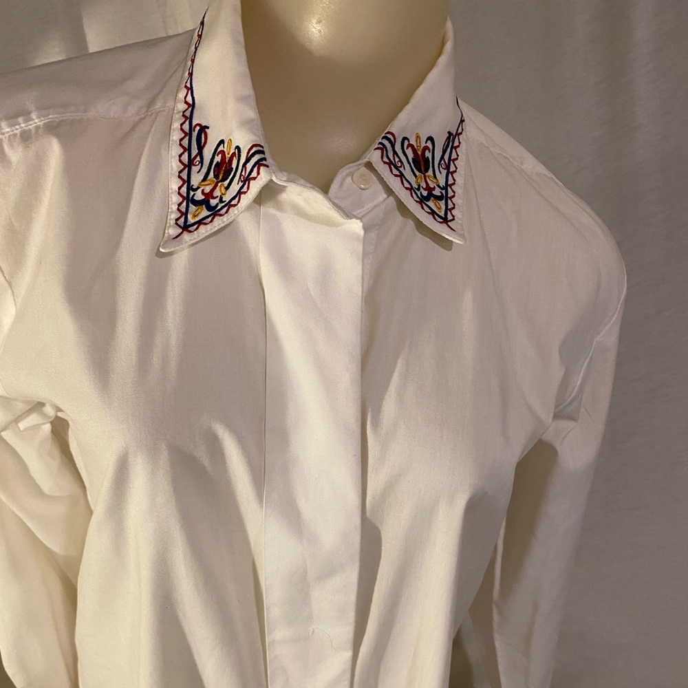 Shirt Ladies Vintage White Witt Size 12
